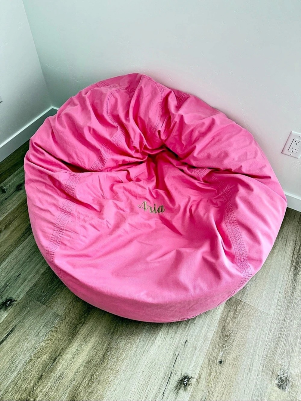 Pottery Barn Teen Pink Bean Bag Chair